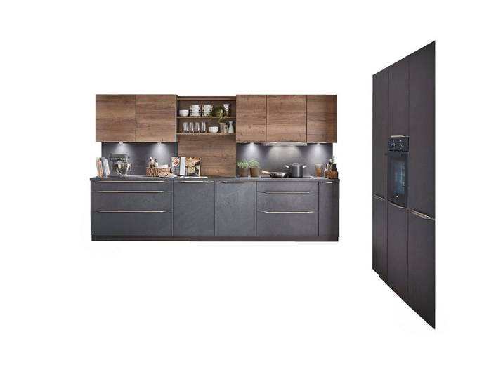 nobilia® Winkelküche Lyon, individuell anpassbar, gratis Küchenplanung mit Profis, (Breite 580cm), vormontiert, wahlw. mit E-Geräten, Preis inkl.Lieferung