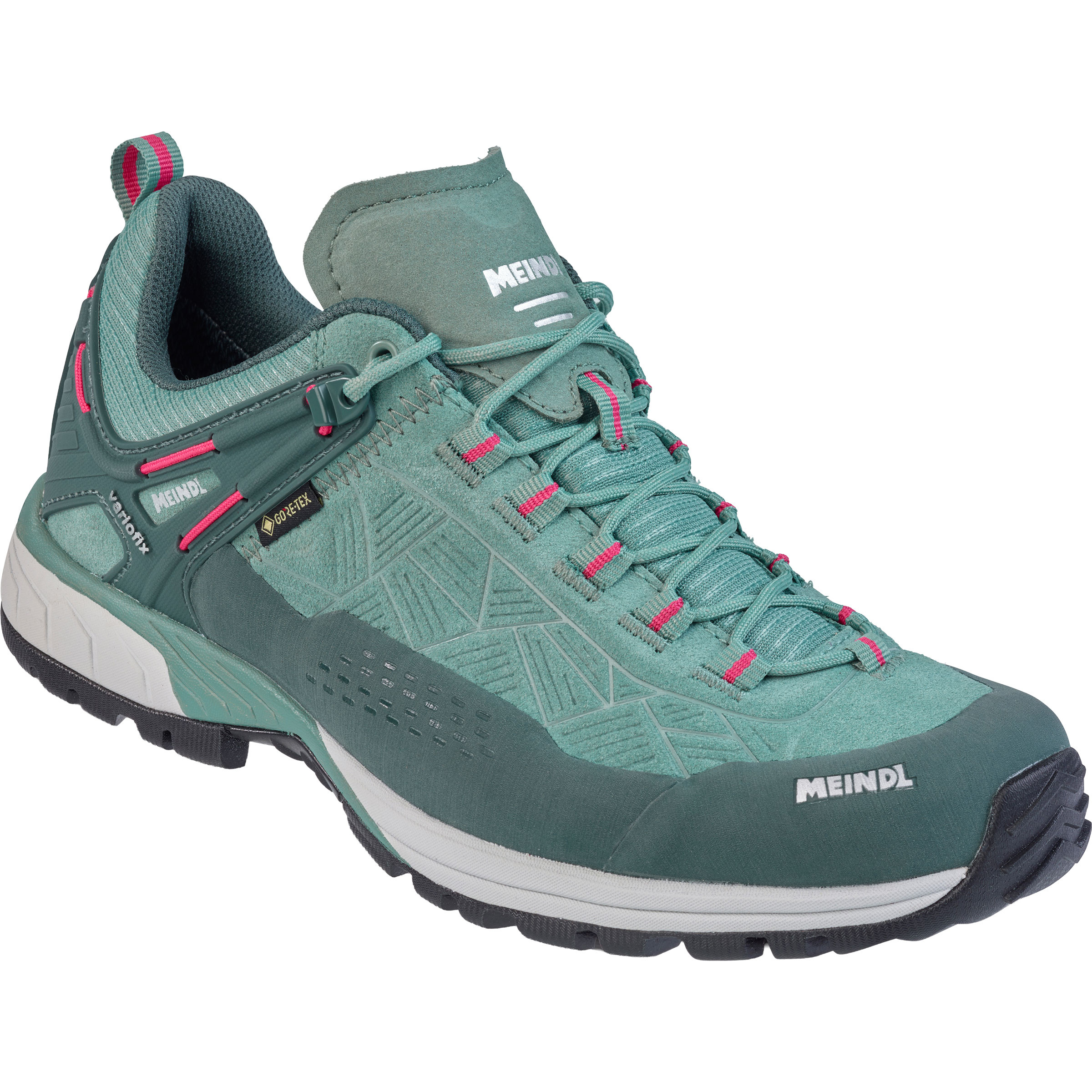 Meindl Top Trail GTX Damen Zustiegsschuhe tuerkis Größe 40 Trekking Wasserdicht
