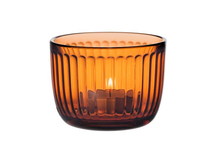 Iittala Raami support à bougie 90 mm Orange amère