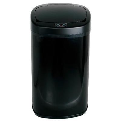 Kitchen Move Automatischer Edelstahl-Mülleimer MAJESTIC schwarz 68L Edelstahl Schwarz