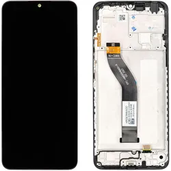 OEM LCD + Touchscreen Redmi 14C, Original mit Rahmen (Display, Xiaomi Redmi 14C), Mobilgerät Ersatzteile, Schwarz