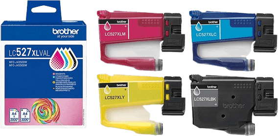 Brother Lc527xlval Cmyk Original Multipack 3500/2000 Sider