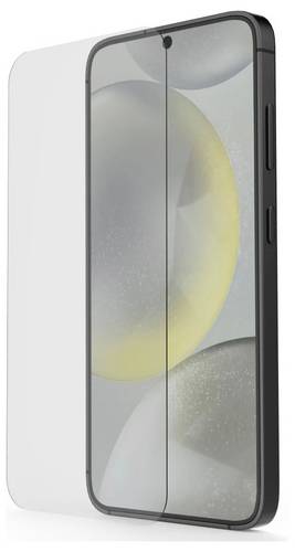 hama 00228515 Handy-Schutzglas "Clear Protect" für Samsung Galaxy S25, Montagehilfe