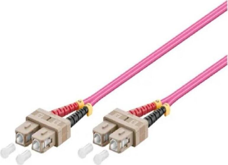Alcasa OM4 vezeloptiek kabel met SC/SC connector, 20 meter