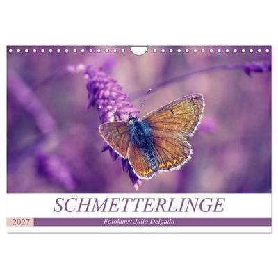 Schmetterlinge im Fokus (Wandkalender 2027 DIN A4 quer), CALVENDO Monatskalender