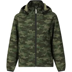 ZigZag Onetwo Printed Softshelljacke Kinder 3026 - black forest 4 (104)