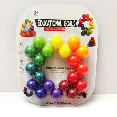 Inspired Living 3D Rotating Sensory Fidget Ball Stress Relief Toy For Focus, Anxiety & Calm 20 Balls No Box