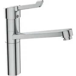Ideal Standard CeraFlex Küchenarmatur BC137AA schwenkbar, ergonomischer Langhebel 132 mm, verchromt