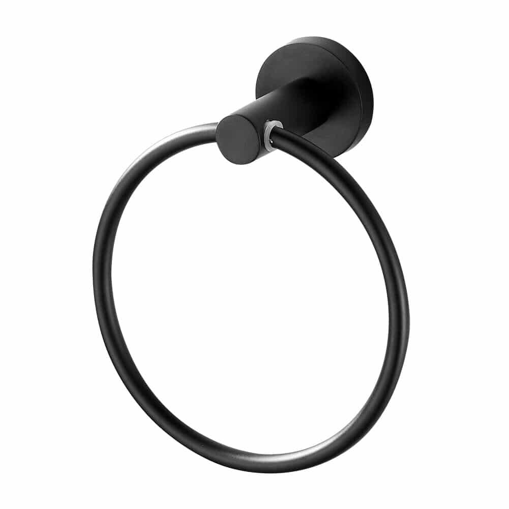 QUVIO Handdoekhouder Ring Staal