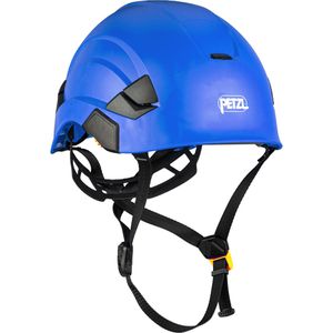Petzl Schutzhelm Vertex, EN 397, EN 12492, EN 50365, mit 6-Punkt-System & Kinnriemen, Größe 53-63, blau