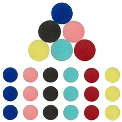 Relaxdays Bunte Clownsnase 24er Set Blau,Gelb,Rot