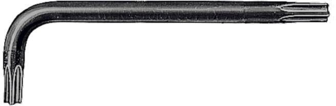 HOLEX Clé mâle coudée, pour TX, phosphatée TX20 (624855 TX20)