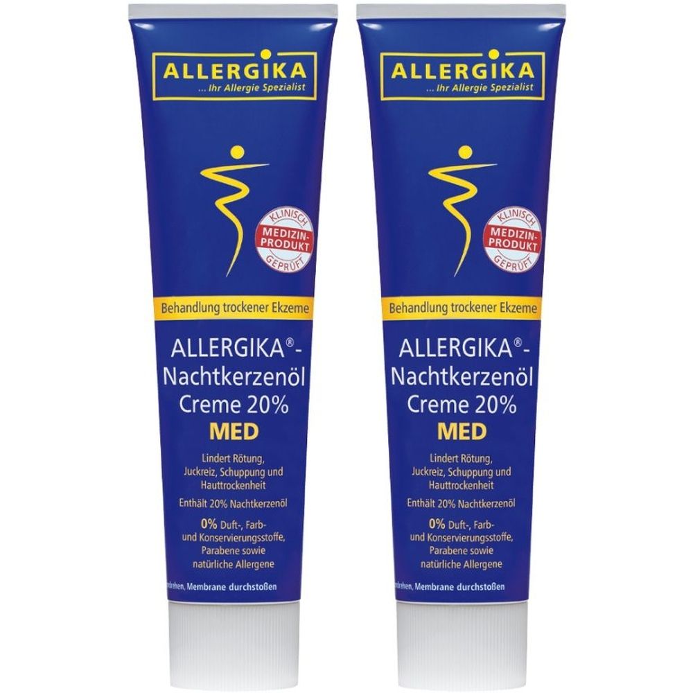 Allergika Nachtkerzenöl Creme 20% MED 2x 2x100 ml