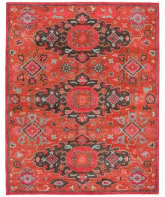 SAFAVIEH Handmade Heritage Leia Traditional Oriental Wool Rug