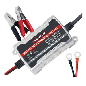 Dino-Kraftpaket Autobatterie-Ladegerät 136303, 6 V / 12 V, 0,75 A, automatisches Laden, mit Erhaltungsladung