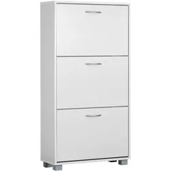 Casaria Schuhschrank Schuhregal Schuhaufbewahrung 3 Klappen