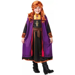 Rubies Die Eiskönigin Anna Kostüm mit Perücke (104)