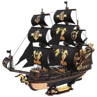 Rolife 3D Puzzle Pirate Ship Seahorse 603pcs DIY