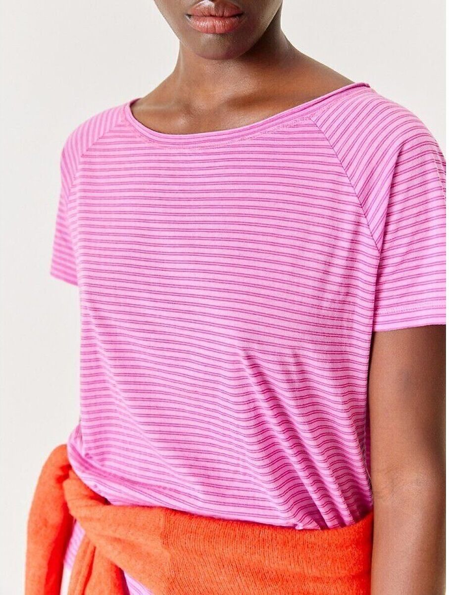 AMERICAN VINTAGE T-shirt rayé à manches courtes, LALOOM