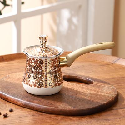 Rare Purchases Turkish Coffee Pot Stainless Steel With Lid, Tea Pots And Kettles For Tea, Chocolate Butter Milk Maker Cup cooper