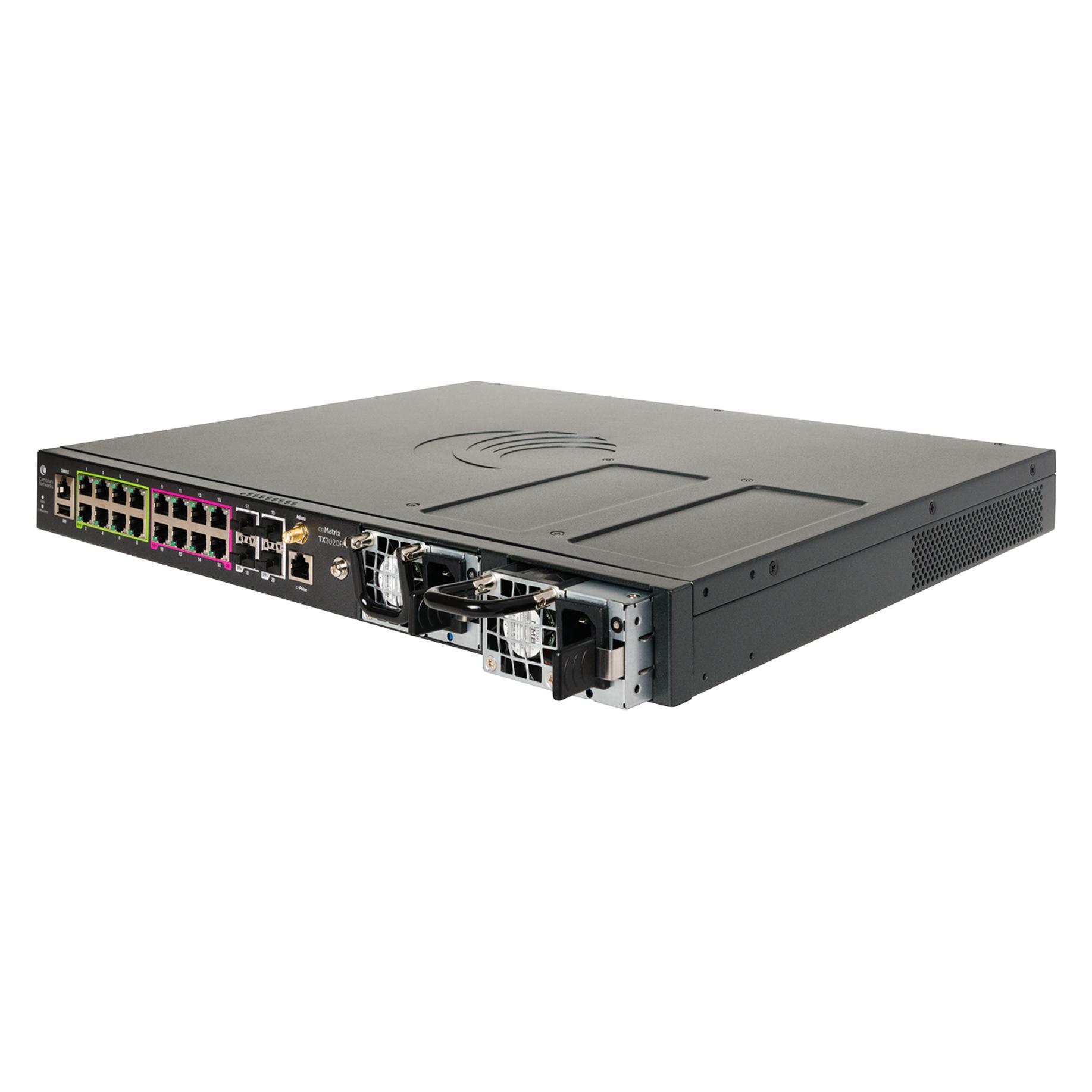 Cambium Networks cnMatrix TX 2020RP, Intelligent Ethernet PoE Switch (20 Ports) (W126072831-C1)