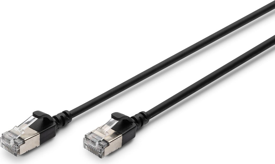 Digitus DK-1632-A-015S-BL Patchkabel CAT 6A F/FTP Slim, 1,50m, zwart