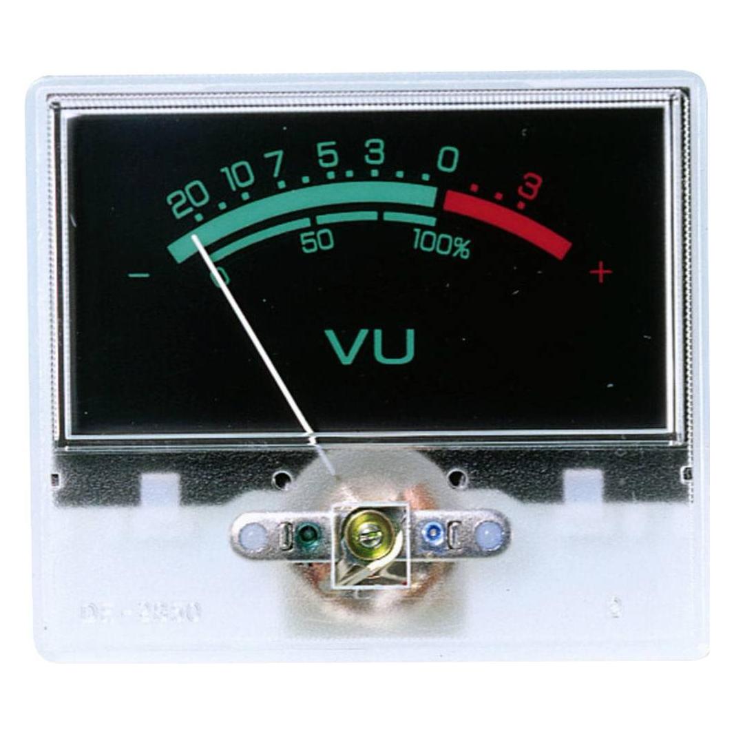 Monacor Einbaumessinstrument, VU-Beschriftung (V-22)
