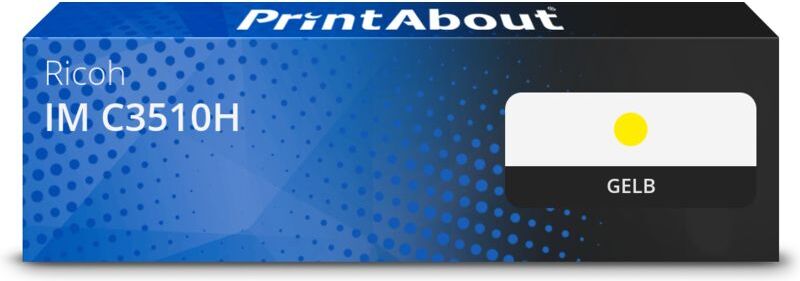 PrintAbout Toner kompatibel mit Ricoh IM C3510H (842507) - Gelb