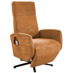 sit & more Sessel TV Morris Stoff Gelb