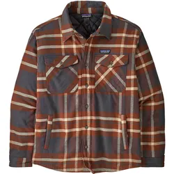 Patagonia Herren LW Insulated Fjord Flanell-Hemdjacke - M - Ashore: Ink Black