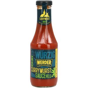 Werder Ketchup Currywurst Sauce mild, Tomatenmarkanteil 45%, in Flasche, 450 ml