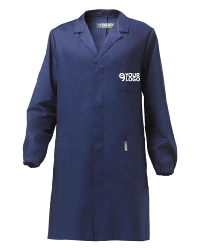 Camice da lavoro uomo Stelvio 100% cotone, maniche elastiche Personalizzate o neutre Siggi Workwear