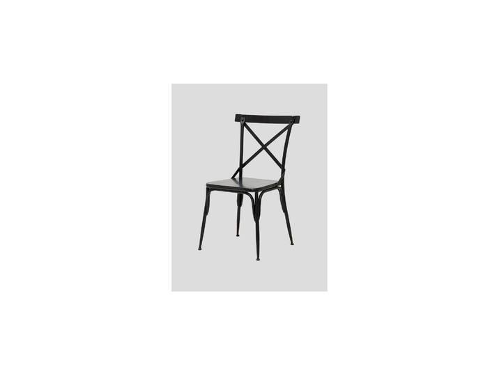 Chaise en métal noir Alto