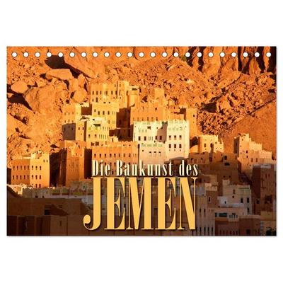 Die Baukunst des Jemen (Tischkalender 2026 DIN A5 quer), CALVENDO Monatskalender