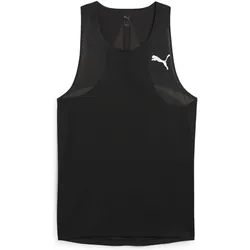 Puma, Herren, Sportshirt, M Raceday Ultraspun Singlet (L), Schwarz