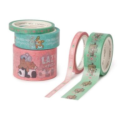 Legami Set mit 5 Papier-Klebebändern - Tiere