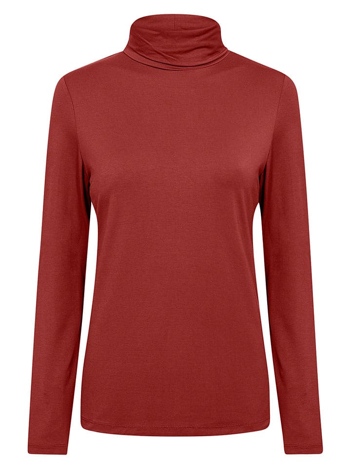 soyaconcept Longsleeve "Marica" in Rotbraun - XXL