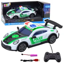 RC Drift Polizei Sportwagen mit LED-Beleuchtung 1:22