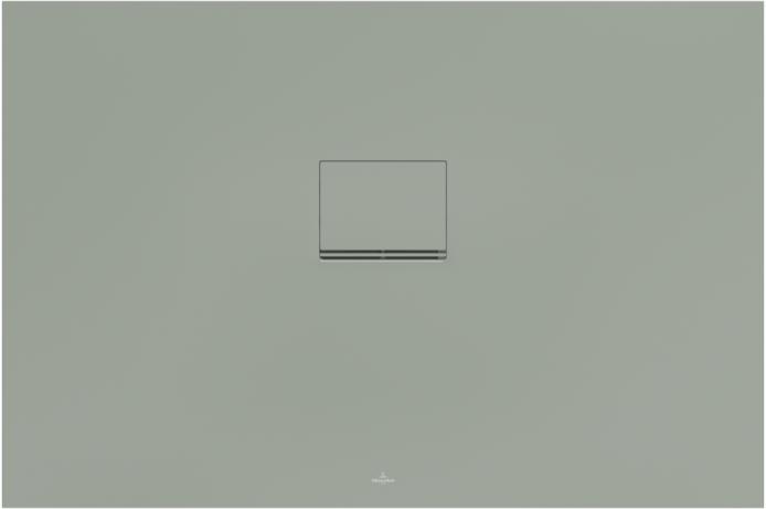 Villeroy und Boch Squaro Infinity Duschwanne UDQ1280SQI2V-R8 120 x 80 x 4 cm, morning green, universal einbaubar