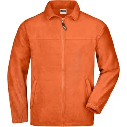James & Nicholson Herren Fleece Jacke Fleece-Jacke JN044 orange 4XL
