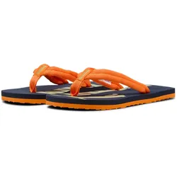 PUMA Epic V2 Flips-Flops Kinder 51 - orange glo/new navy/pistachio green 38