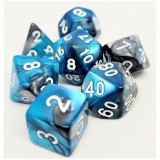 Dice4friends Würfelset Confetti - Racing Petrol (7) 288669