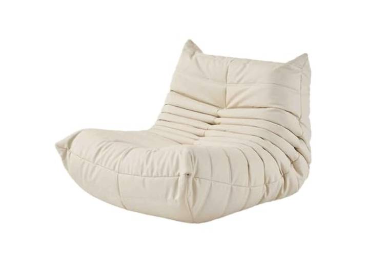 Faules Sofa, lässiges Sofa Schlafzimmer Wohnzimmer kann sich hinlegen und schlafen, Einzelsessel, NAPA Leder verschleißfest und kratzfest,G-103X88X70CM