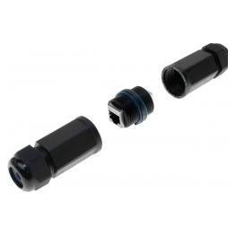 Dexlan RJ-45-Kupplung geschirmt, Cat.6, Outdoor IP 67 Cat.6-Kupplung zum einfachen Anschluss oder zur Erwei (Netzwerk Kupplung) (620639)
