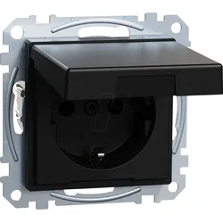 ME MEG2310-0403 - System M Schutzkontakt-Steckdose - Typ F Recyceld Plastic schwar