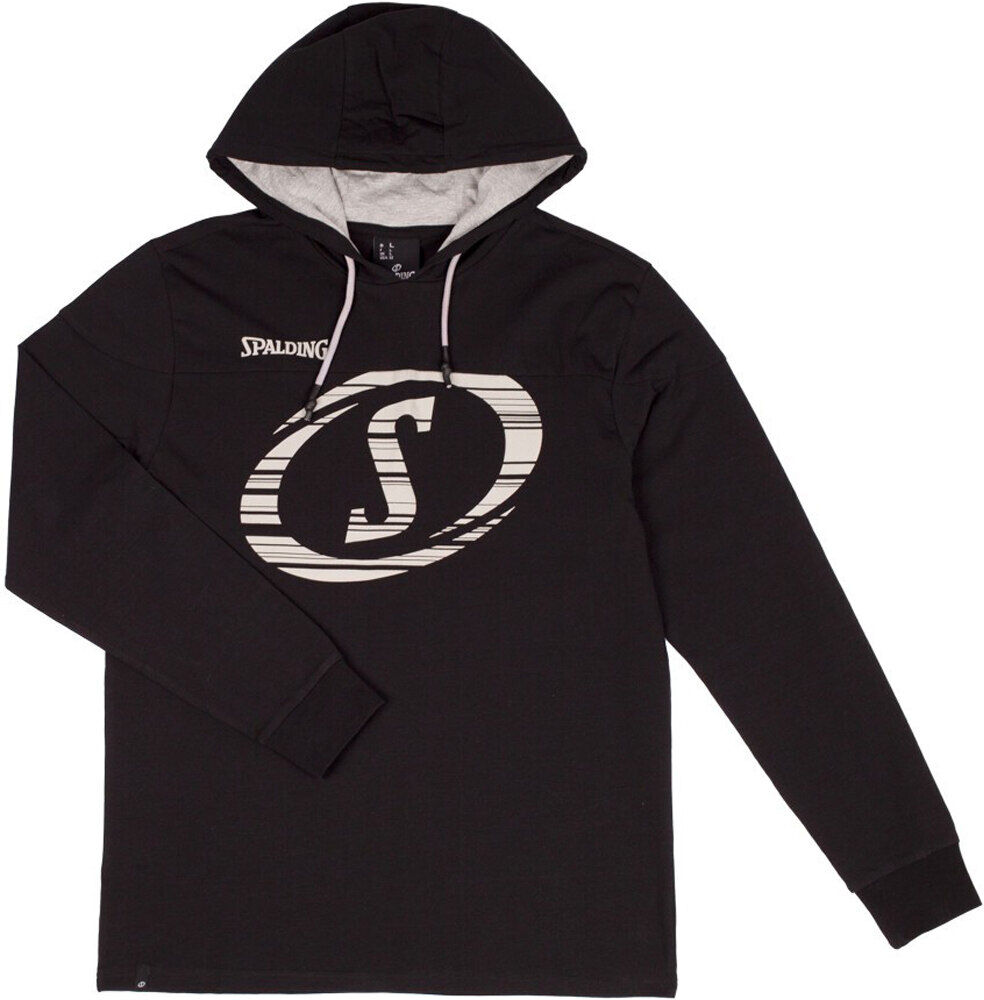 Spalding fast sudadera niño Negro