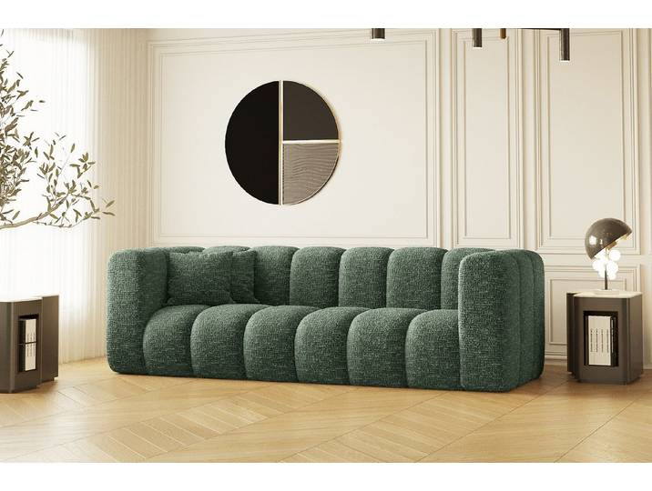 Kaiser Möbel Sofa Couch, Dreisitzer Grand Modular Stoff Salvador und Haga, Bequem, modular, viele Farben