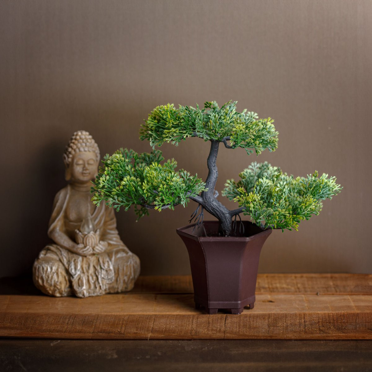 Kunstplant Bonsaiboom voor Woondecoratie 25 x 9 cm