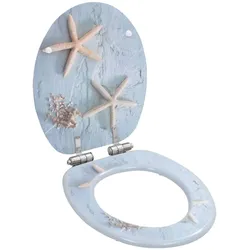 Helloshop26 - WC-Sitz aus MDF mit Soft-Close-Deckel Seestern-Design 02_0002899