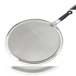 GSD Spritzschutz mit einklappbarem Griff 33cm / Edelstahl
